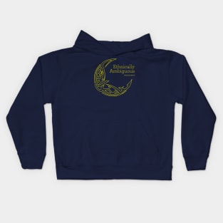 Ethnically Ambiguous Crescent - Arabic Kids Hoodie